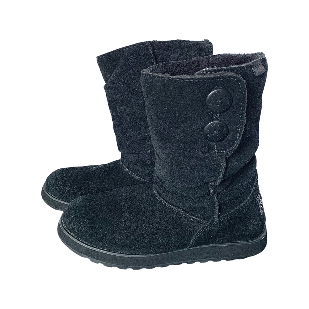 SKECHER'S AUSTRALIA Suede Faux Lined Boots Black